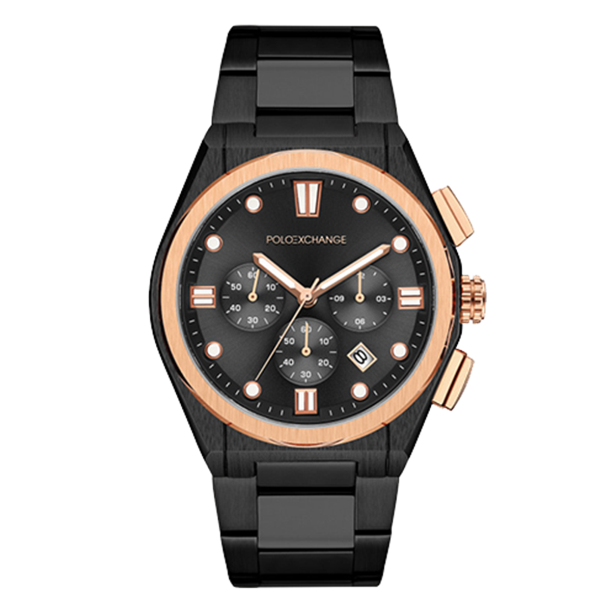 MONTRE POLOEXCHANGE HOMME M.FONCTION ACIER